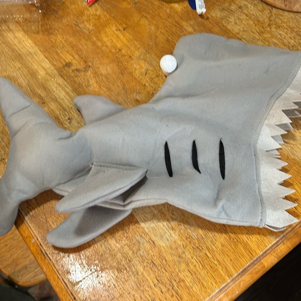 Funny shark hat one size fits most heads